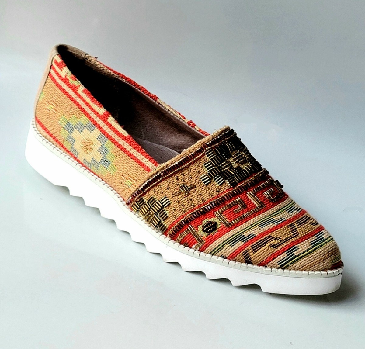 Donald J. Pliner Cream Loafers with Silver Accent DACIO at Donald Pliner main image 4