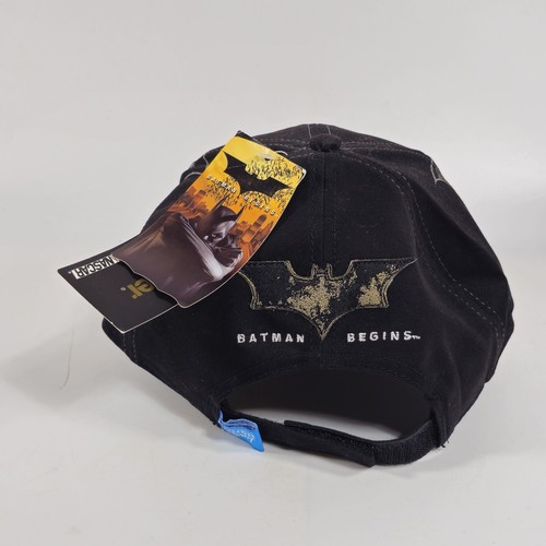 Cappello Berretto Batman Begins Mark Martin NASCAR Salute To You Nero Strapback NUOVO - Foto 3 di 8