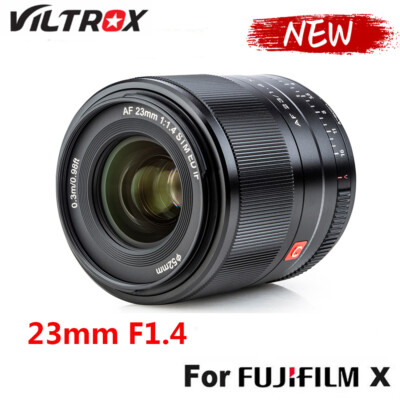 US VILTROX 23mm F1.4 XF Auto Focus Portrait Lens for Fuji X-mount Camera XT3 XT4