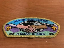 BSA, 2008 Friends of Scouting King (Error) SAP, Denver Area Council (SA-20)