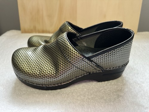 Dansko Clogs Green Mettalic Women’s Size EU 40 - Picture 4 of 11