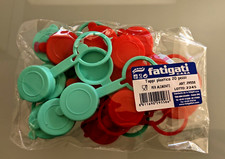 300 Tappi in Plastica Colorati Per Bottiglie Vetro Tappo Vino Salsa Conserve 332