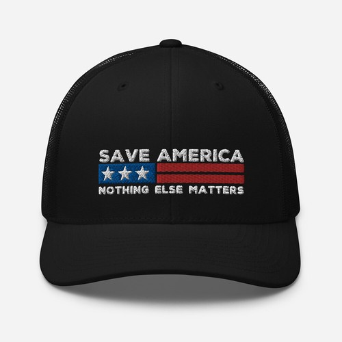 Sombrero de camionero Save America, Nothing Else Matters - Imagen 7 de 26