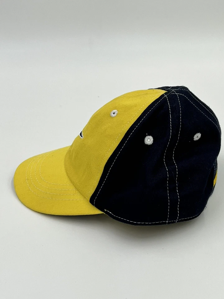Infantil Nike Amarillo Azul Correa Gorra Swoosh Logo Niño Niña Papá Regalo Foto 3 de 4