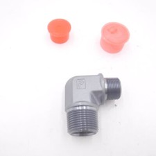 Parker 3/4" MNPT x 1" MNPT 90° Elbow Fitting Adapter