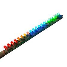 Module VU-mètre LED 10 Segments - Indicateur Niveau Audio Pour Préampli, Home Cinéma | Sensibilité Réglable, 12V | 11 LED (Vert/Jaune/Rouge)