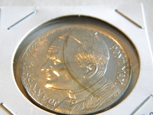 Papa Juan Pablo II PONT. MAX. Moneda Italia Vaticano - Imagen 3 de 3