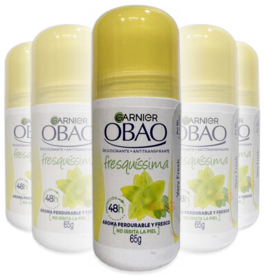 Garnier Obao FRESQUISSIMA Deodorant Antiperspirant Roll-Ons 48 Hours Deodorants