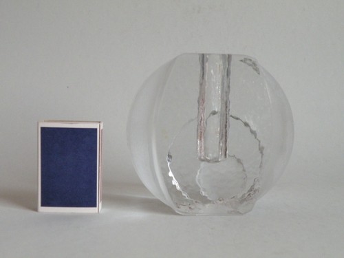 SOLIFLEUR GLAS GLASVASE 21cm Vintage 70/80er Jahre Preßglas - Bild 9 von 10