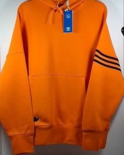 adidas Originals IL2512 Men's SM Adicolor Neuclassics Hoodie, Semi Impact Orange