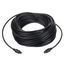 Fiber Optic Audio Cable 73.8FT TOS Optical Link PVC Plastic Straight for TV DVD