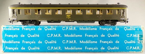 CPMR remise RMA 409 Ho Sncf Voiture DEV Uic 1° Classe A9 51 87 19-70 339-4 Verte Aménag