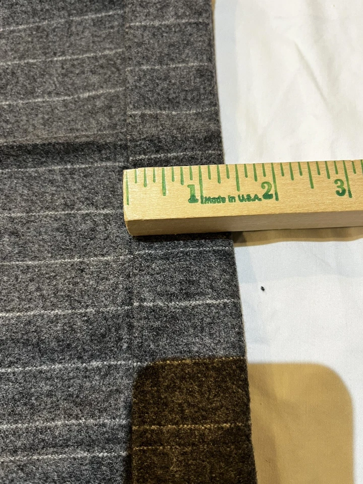 Traje De Colección Luciano Barbera Louis, Boston Lana Gris Rayas 40 42 35 x 28.5  Foto 4 de 4