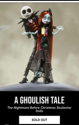 Mattel Creations Monster High Skullector Nightmare Before Christmas Dolls NIB