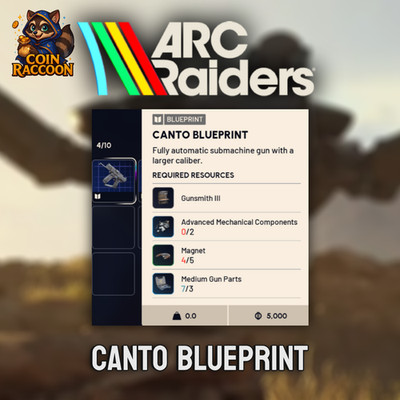 ARC Raiders   CANTO BLUEPRINT   Schnell und Sicher   Günstig  