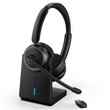 Wireless Bluetooth 5.4 Headset with Microphone - Wireless Headphones for Phones/