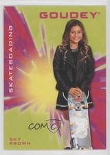 2021 Upper Deck Goodwin Champions Goudey Neon Variations Sky Brown #G31 1mx6