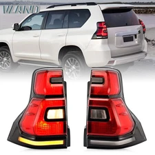 VLAND LED Tail Lights w/Sequential For Toyota Land Cruiser Prado 2010-2017 Lamps
