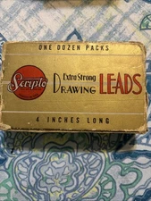 Vintage Scripto Extra Strong Drawing Leads One Dozen Packs