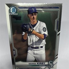 Topps 2021 Bowman Chrome Prospects George Kirby #BCP-117 Mariners MLB