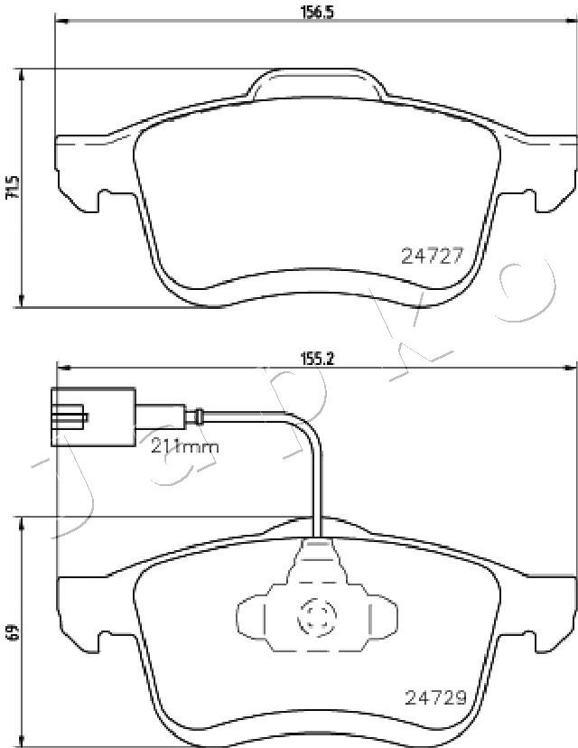 Fits JAPKO 500221 HAM PADS.   ⭐UK Stock⭐