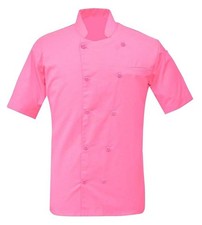 Man for Chef Jacket Short Sleeve,Food Service, Caterers, Bakers Size : S-6XLa...
