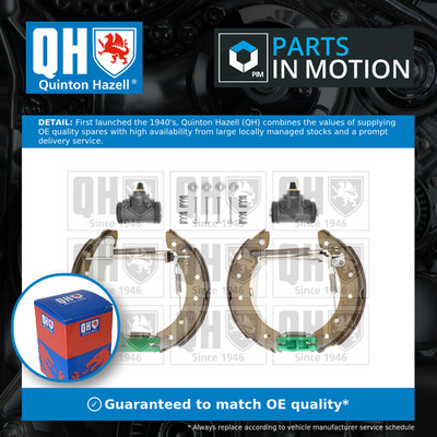 Brake Shoes Set BS927K1 Quinton Hazell 440A07208R 6001547627 7701205722 Quality