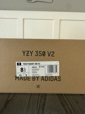BOX ONLY- adidas Yeezy Boost 350 V2 Bone - Men's Sneaker 2022 Kanye West