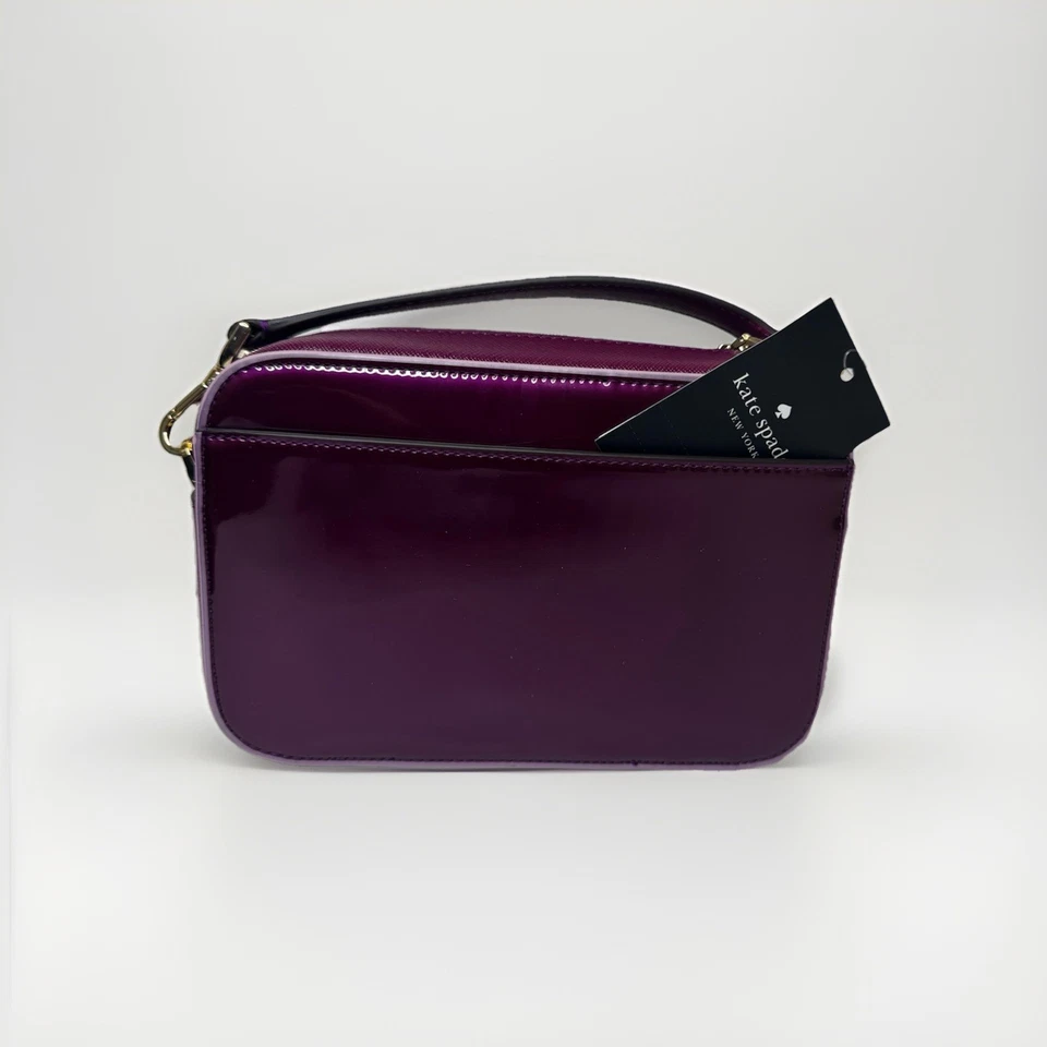 Kate Spade Oh Snap Mini Camera Bag Dark Raspberry Multi - Image 2 of 4