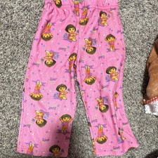 Nickelodeon Dora the Explorer Girls 3T Pink Pajama Flame Resistant