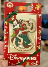 ^New Goofy Christmas Holiday 2022 Tangled Tree Garland Popcorn Disney Pin