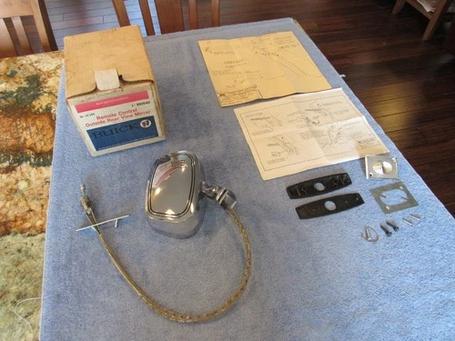 NOS 1970 BUICK  Accessory Remote Control Mirror  Skylark GS Wildcat Le Sabre