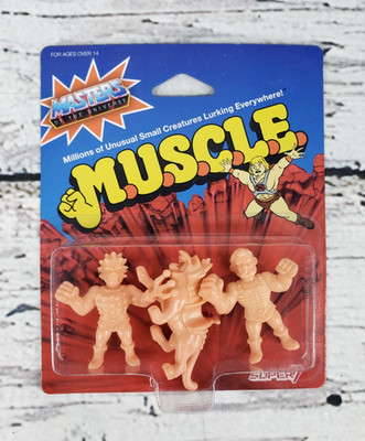 MOTU M.U.S..C.L.E. Muscle Figures Super 7 Masters Of The Universe! - NEW