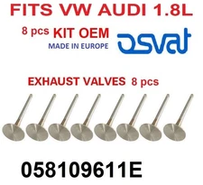 OEM OSVAT (EU)  Engine Exhaust Valves 058109611E fits Audi VW 1.8