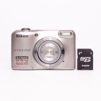 Nikon CoolPix L27 16.1MP Digital Camera - FULLY FUNCTIONAL