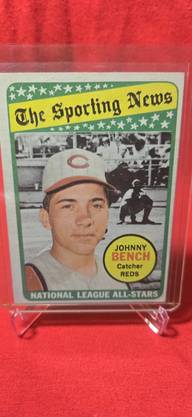 1969 Topps - The Sporting News All Star Selection Johnny Bench #430