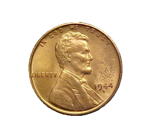 1944-S Lincoln Wheat Cent - Very Nice Choice BU Red Collector Coin-c7095xux