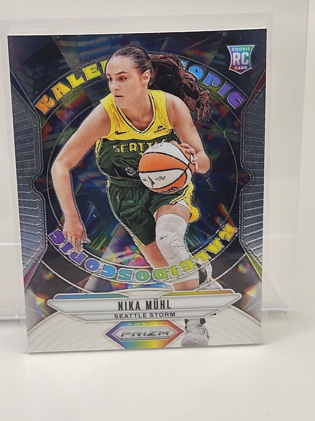 2024 Panini Prizm WNBA Kaleidoscopic #2 NIKA MUHL Seattle Storm RC