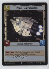 2025 Star Wars Unlimited - Jump to Lightspeed JTL Foil Corellian Freighter #756