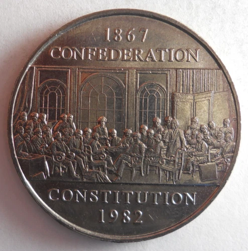 1982 CANADA DOLLAR - CONSTITUTION - AU/UNC Coin - Lot M2