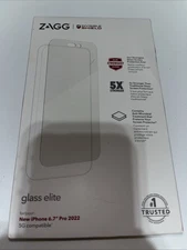 ZAGG Invisible Shield Glass Elite Screen Protector for Apple iPhone 14 Pro Max