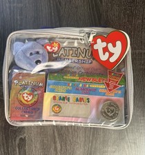 Ty Beanie Babies Official Club Platinum Membership Kit Clubby Bear NEW Unopened