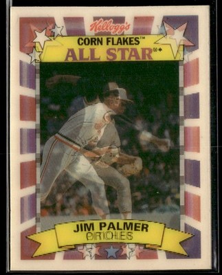 1992 Kellogg's Frosted Flakes All Stars #NNO Jim Palmer Baseball Card 2003A