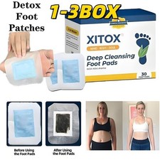1 3X Xitox Foot Detox Patches Pads Toxins Deep Cleansing Herbal Organic Pad
