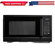 Insignia - 1.1 Cu. Ft. Countertop Microwave - Black