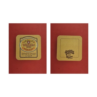 Maisel's Wheat Beer Orange Font Brewery Beer Mat Beer