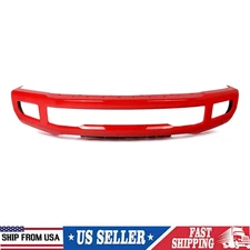Painted PQ Race Red Front Bumper Face Bar For 2017-2019 Ford F250 F350 SD w/ Fog