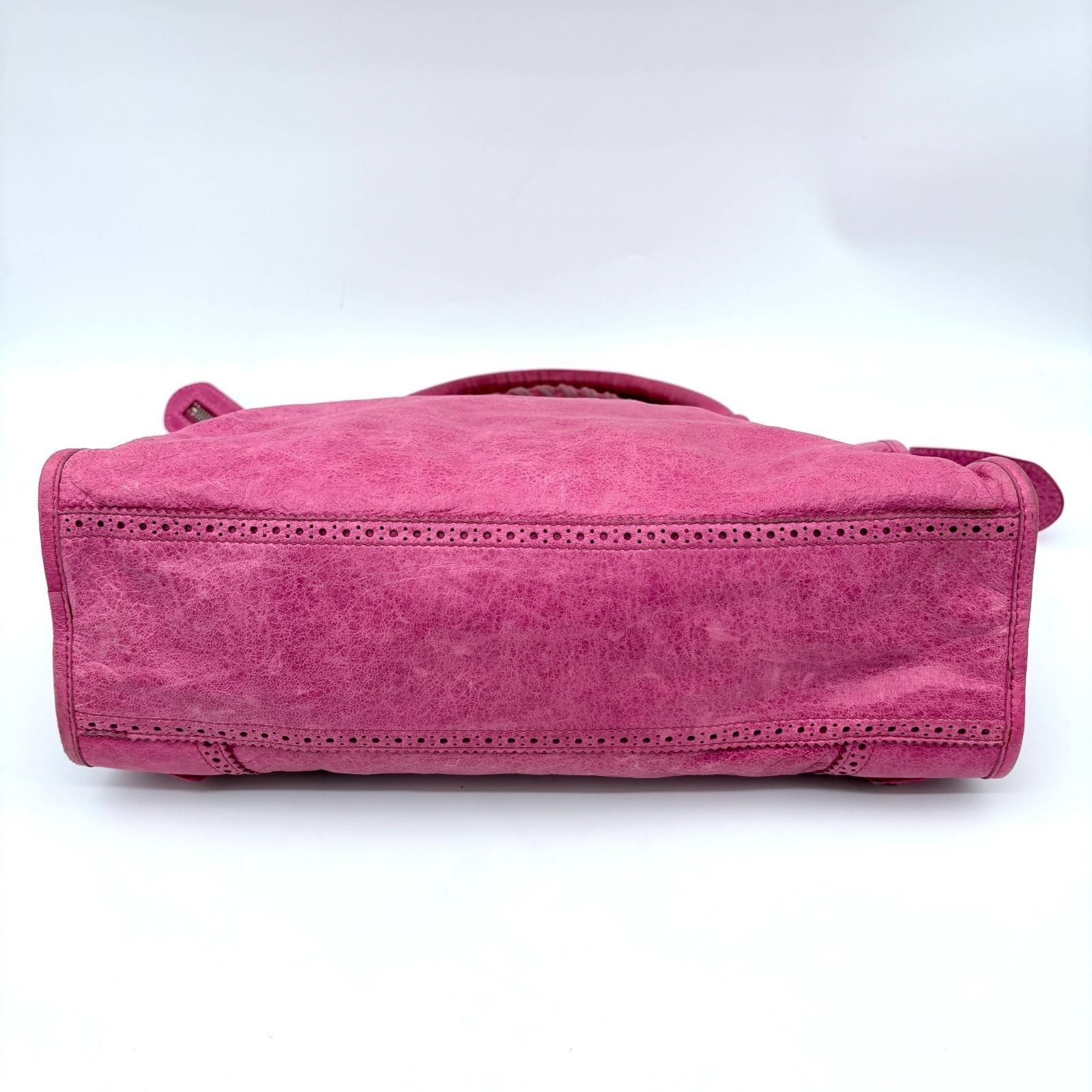 Balenciaga Giant City Bag Pink Leather Handbag 204529 thumbnail 13