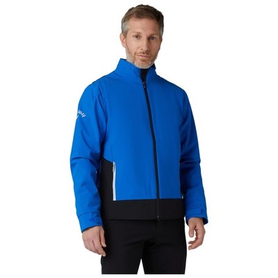 Callaway Herren Stormguard III wasserdichte Golfjacke durchgehender Reißverschluss Regenmantel Swing Tech