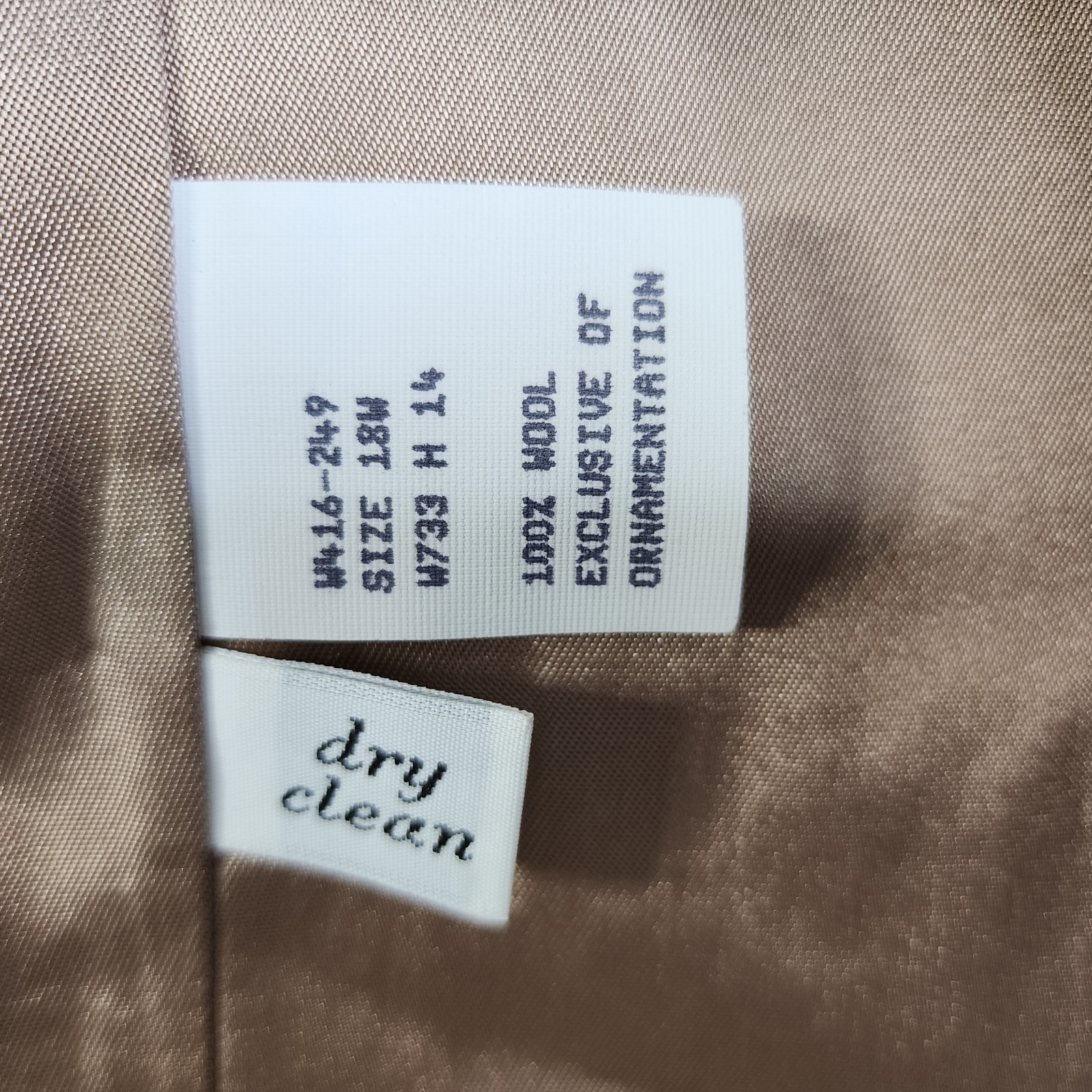 Pendleton Wool Blazer Plaid Check Jacket Beige Ta… - image 9